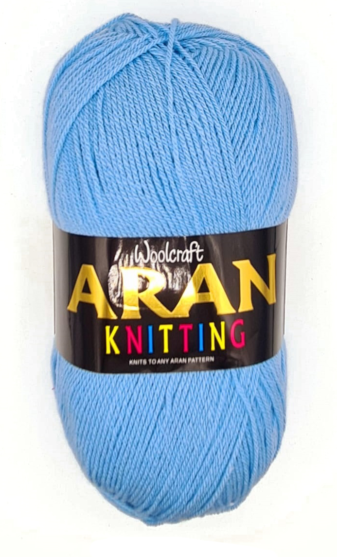 Aran Yarn 25% Wool 400g Balls x2 913 Turq